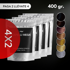 4X2 CAPELLI MEGA® 100 gr. (400 gr.) + regalo