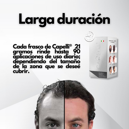 1 CAPELLI® Mediano (dura hasta 40 días)